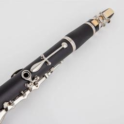 Clarinete Tenor Profissional com 17 Teclas Baquelite, De Madeira, Instrumento de Sopros, CX Bb, Feito no Japão - Image 3