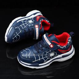 Tênis esportivos de couro PU para meninos, tênis de luxo para crianças, sapatos casuais para meninos, nova moda, 2023 - Image 3