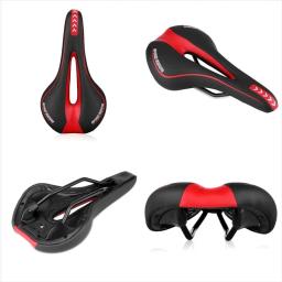 Gel extra macio bicicleta mtb sela almofada da bicicleta oco sela ciclismo estrada mountain bike assento acessórios da bicicleta - Image 5