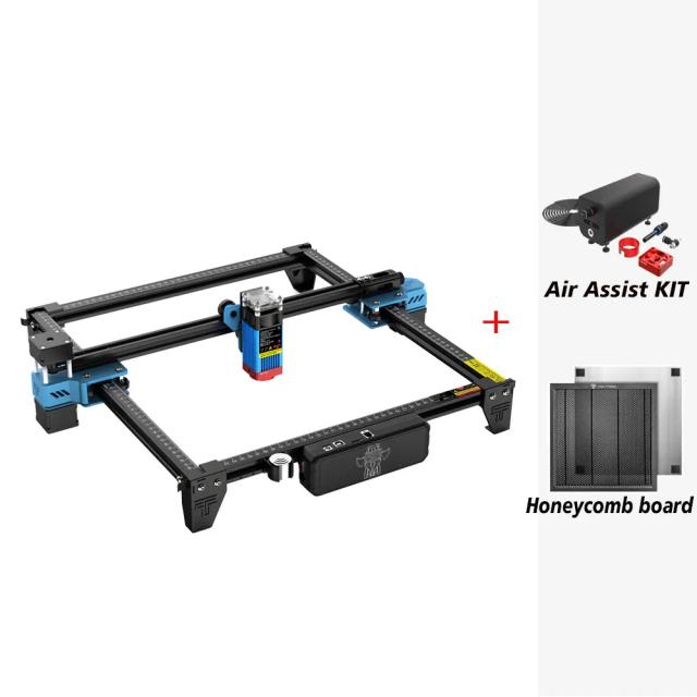 Gravador a Laser TwoTrees TTS-55 Pro com Controle Offline Wifi - Máquina de Corte e Gravação 80W CNC Luz Azul 445±5nm