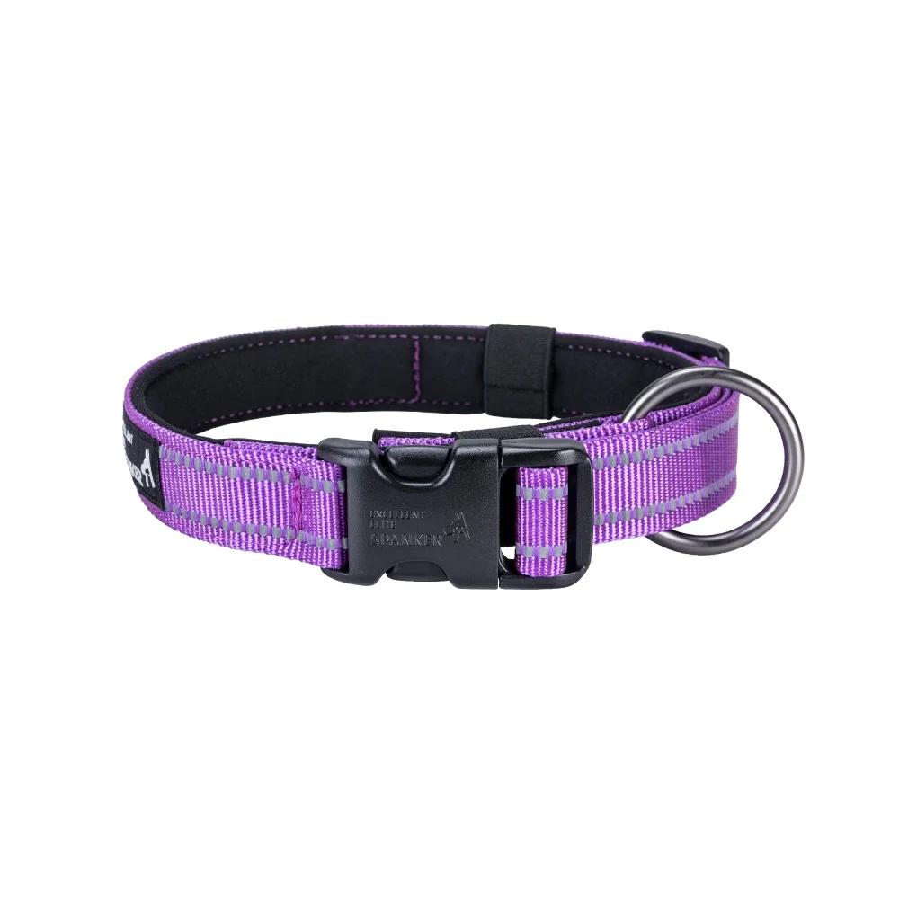 Coleiras ajustáveis em nylon para animais de estimação, coleira macia e durável, coleira ajustável, pet fornecimentos, cães pequenos médios e grandes - Image 1