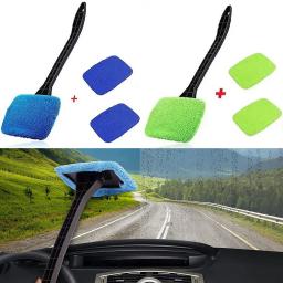 Kit De Escova De Limpeza Do Pára-brisas Do Carro, Limpador De Janela, Desembaçamento De Vidro Em Casa, Toalha De Poeira, Punho Longo, Limpador, Ferramenta De Lavagem - Image 1