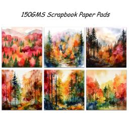 Autumn Forest Junk Journal Set, Perfeito para o jornal, Artesanato, Suprimentos de Scrapbooking, 12 papéis, 60 adesivos, 72 pcs - Image 5