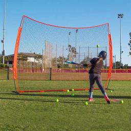 Rede de barreira enorme para bola esportiva, barricada, backstop, prática net para beisebol, softball, lacrosse, futebol, basquete, 12x9ft - Image 6