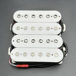 Alnico 5 captador de guitarra elétrica humbucker bobina dupla captador com parafusos e molas alnico v peças de guitarra multi-cor - Image 3