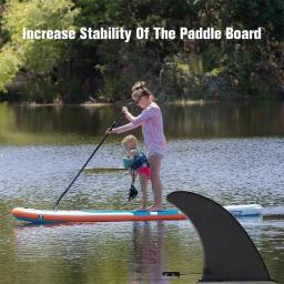 Surfwater Wave Fin SUP Acessório, Estabilizador Fit Stand, Splitter Up Board, Slide-in Side, Paddle Socket, Fin Central - Image 4