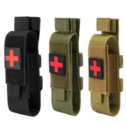 Bolsa tática do torniquete para a caça ao ar livre, primeiros socorros, médicos, tesoura, pacotes, equipamento de emergência, faca, coldre, gato, nylon - Image 1