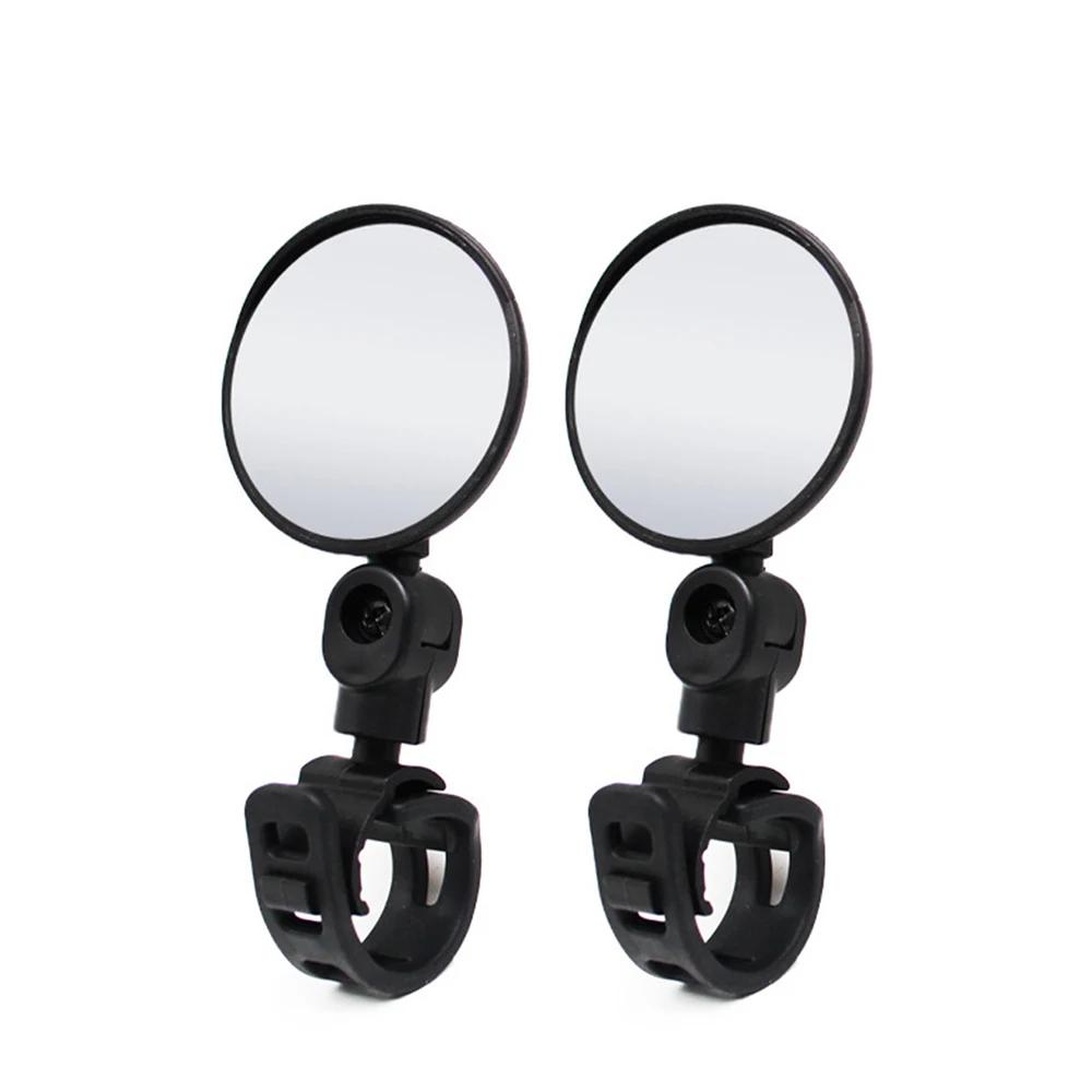 2 pçs espelho retrovisor da bicicleta 360 graus ajustável rotativo universal ciclismo guiador espelhos retrovisores para mtb bicicleta de estrada - Image 1