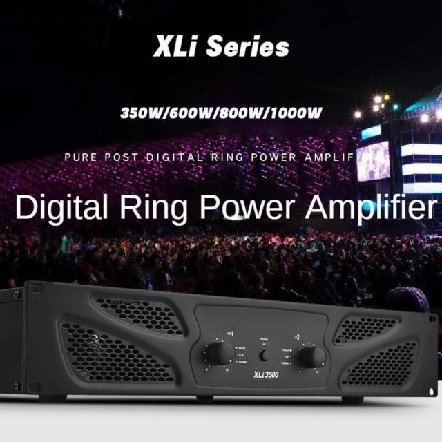 Amplificador Profissional Série XLi 2x1000w para DJ e Subwoofer - Ideal para Line Array e Sistemas de Som em Palcos, Casas e KTV