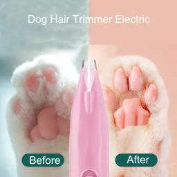 Mudo elétrico Pet Pedicure Artefato, Pedicure Artefato, Barbeador De Pé, Empurrando Tesoura, Cabelo De Cão Fader, Garra De Gato - Image 2