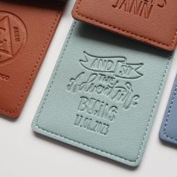 suporte de caneta de carteira de cartão de etiqueta de bagagem de amostra de logotipo personalizado - Image 2