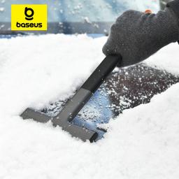 Baseus raspador de gelo remoção de neve do carro pára-brisa janela ferramenta de raspagem de limpeza de neve tpu disjuntor de gelo automático pá de neve - Image 1