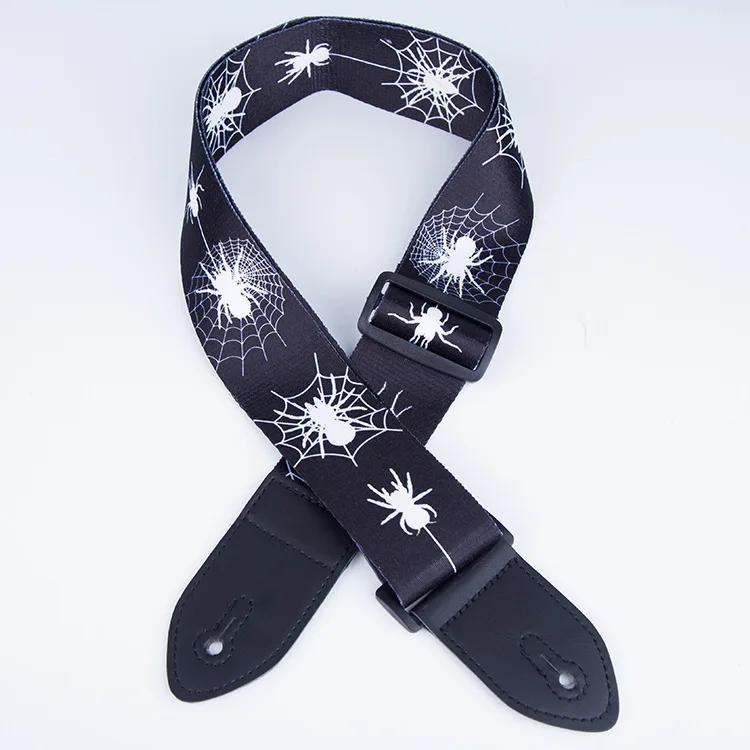 Strap guitarra acústica ampliada étnica, guitarra elétrica poliéster impresso cinta - Image 1