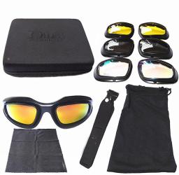 Óculos de proteção polarizados para caça e motocicleta, à prova de balas, C6, CS, exército, tático, airsoft, militar, C5, óculos com kit de 4 lentes - Image 6
