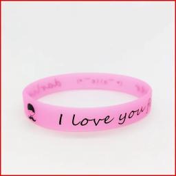 Pulseiras luminosas de silicone para casais, brilham no escuro, envoltório esportivo, pulseira de borracha, pulseiras de brilho, 2 peças - Image 4
