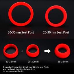 Espigão de assento de bicicleta, à prova d'água, poeira, silicone, capa de proteção, alta elasticidade para peças de bicicleta de estrada mtb - Image 5