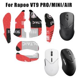 Fita adesiva de mouse para gamer, suor antiderrapante preto, acessórios para esportes eletrônicos, adesivo antiderrapante para Rapoo VT9 PRO MINI AIR - Image 2