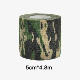 Camuflagem fita elástica para caça ao ar livre, impermeável, auto-adesivo, bandagem elástica, 1/6/12 pcs - Image 4