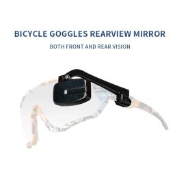 Rrskit óculos de bicicleta espelho retrovisor ciclismo óculos de sol espelho retrovisor ampla gama refletor ajustável vista traseira da bicicleta - Image 6