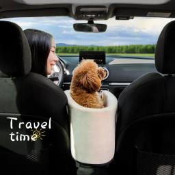 Cama de proteção para pets, portátil, controle de segurança, assento de transporte, protetor para cães, gatos e filhotes pequenos chihuahua - Image 3