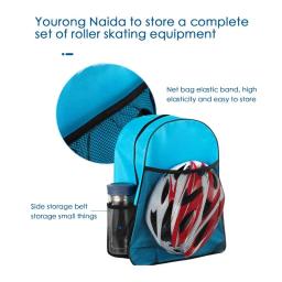 Patins de rolo mochila saco de patinação no gelo crianças patins inline saco compartimentado caso à prova dwaterproof água multi funcional sacos esportivos - Image 3