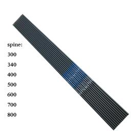12pçs eixo de setas de tiro com arco de carbono puro id6.2/4.2mm spine300 340 400 500 600 700 800 arco recurvo composto caça tiro - Image 5