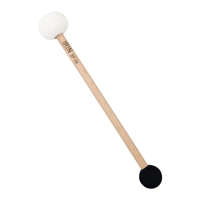 Acessórios para Percussão: Baqueta Dupla Função, Mallet de Feltro e Baqueta de Borracha para Tambor