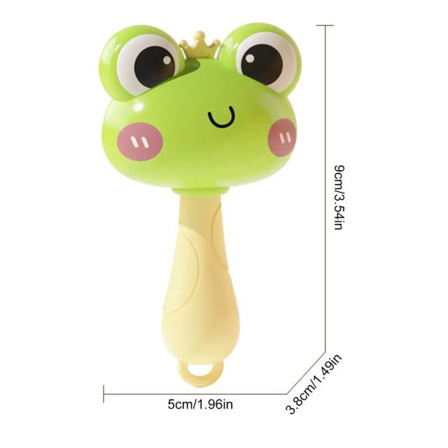 Brinquedo de Chocalho Infantil Maracas Sonoras Coloridas 20g