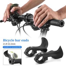 Wskeji barra de bicicleta termina design ergonômico mountain bike guiador 22.2mm náilon alça interna apertos mtb capa alça extensor - Image 1