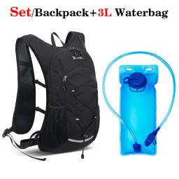 Nova bicicleta equitação saco de água mochila portátil à prova dwaterproof água saco hidratação 3l esportes ao ar livre correndo bexiga interna mochila - Image 3