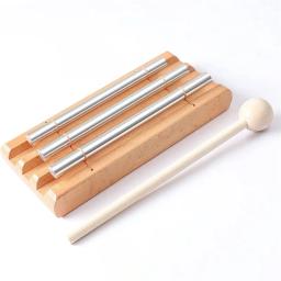 Carrilhão de meditação para sala de aula, madeira com malho, instrumento de percussão orff, lembrete de ioga, sino sintonizado para oração, ensino de música - Image 2
