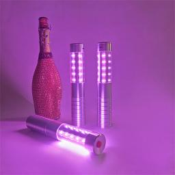 Champagne recarregável LED Sparklers Garrafa, RGB Mutável Strobe Baton, Serviço De Garrafa De Led - Image 5