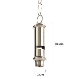 Metal portátil apito para polícia e tráfego, aviso apito com colhedor, segurança, nova chegada - Image 4