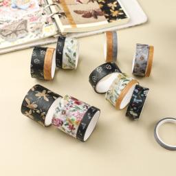 JAI IMANER-Fita Decorativa Temada Washi Bee, Adesivo para Artesanato DIY, Embrulho de Presente, Suprimentos Scrapbooking, 10Pcs por Conjunto - Image 3