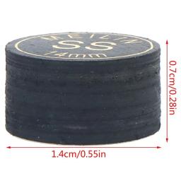1 pçs novo snooker piscina bilhar dicas de taco h/m/s/ss 14mm dicas de bilhar pólo acessórios de reparo 9 camadas bilhar cue cabeça - Image 6