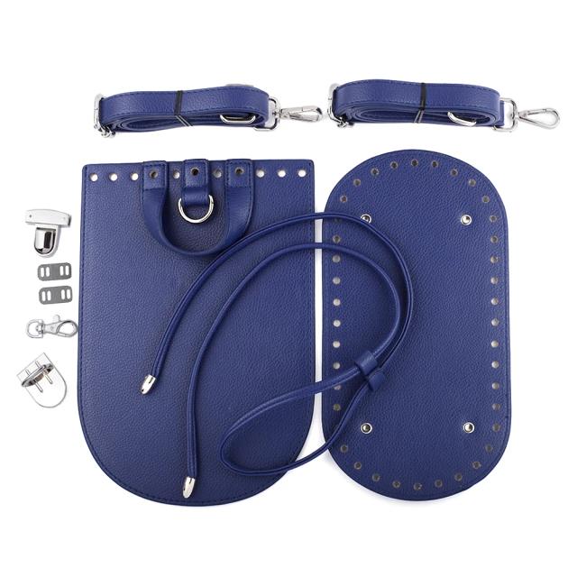 Mochila de Couro Artesanal para Mulheres com Acessórios DIY e Alça de Ombro Completa