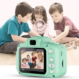 X2 câmera impermeável para crianças, 1080p, hd, brinquedo de vídeo, 2 polegadas, display colorido, desenhos animados, bonito, ao ar livre, slr - Image 1