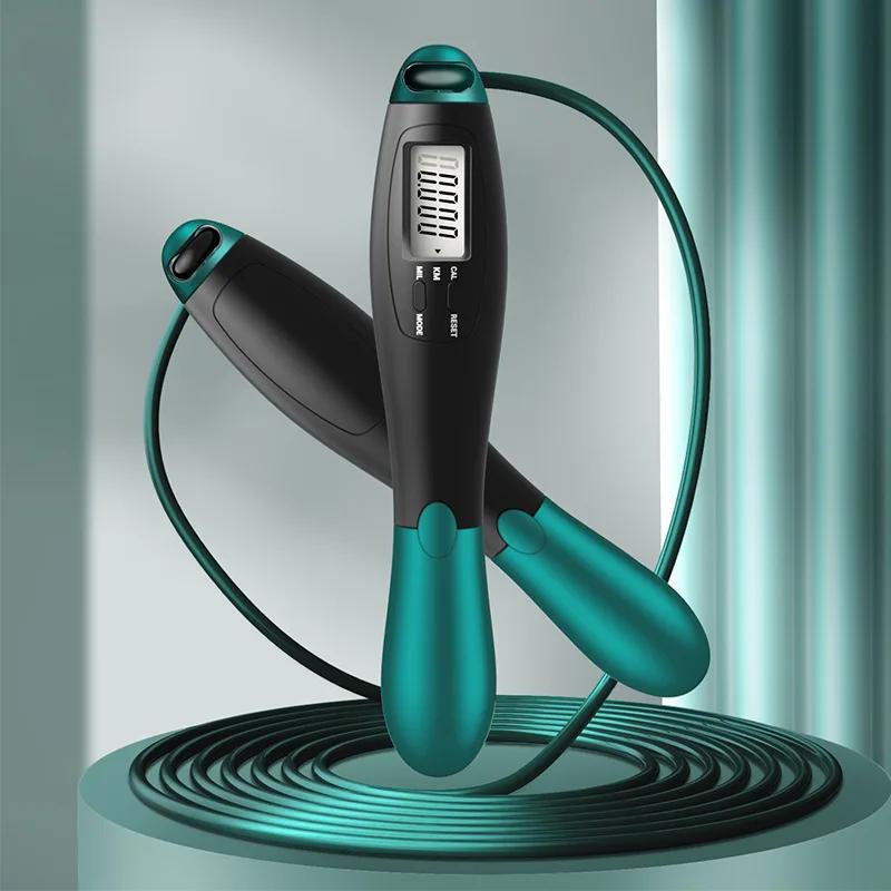 Sem fio eletrônico Jumping Rope com tela LCD, inteligente pular corda, saltando contador, saltando, contando velocidade, ginásio Fitness, Crossfit - Image 1