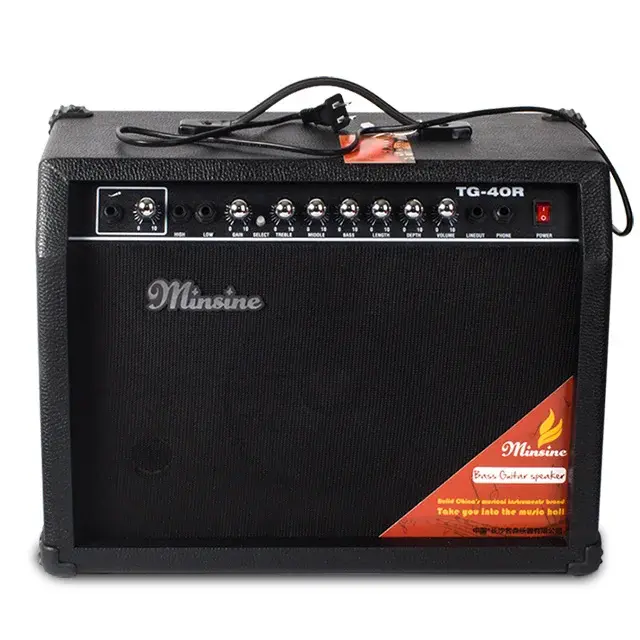 Amplificador Elétrico para Guitarra de 40W - Sucesso em Vendas por Atacado