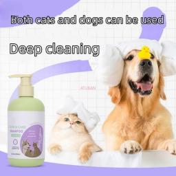 Champô para Cães, 2 em 1, Condicionador Hipoalergénico, Hidratante, Perfume de Lavanda para o Cabelo, Cão Malcheiroso, Probiótico, Pet Clean Supplies - Image 4