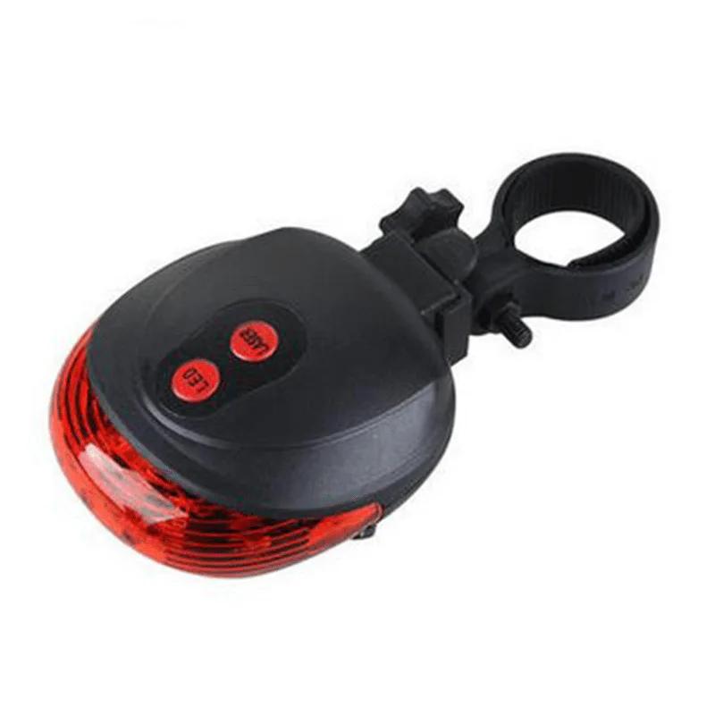 Luz led impermeável para bicicleta, luz traseira com aviso de segurança do laser, acessórios para bicicletas - Image 1