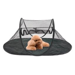 Barraca portátil respirável Pet Enclosure, Tenda exterior do gato, Travel Dog Outdoor Tent, Tenda portátil do gato - Image 2