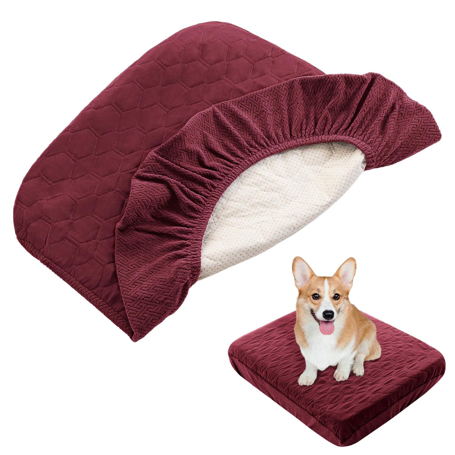 Capas de cama acolchoadas impermeáveis para cão e gato, Substituição lavável do cabelo do animal de estimação, fácil de remover, capa de travesseiro para gato - Image 1