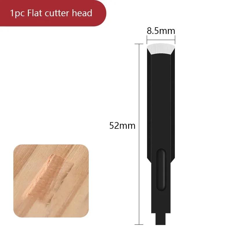 Máquina de gravura para madeira, Faca de escultura elétrica, Pequeno esculpido, DIY ferramentas elétricas para carpintaria raiz, Carving Head - Image 1