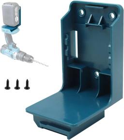 Suporte de montagem de bateria para ferramenta elétrica, 2/6 peças, 2 em 1, suporte de ferramenta para makita, suporte de rack de armazenamento de ferramentas com parafusos, faça você mesmo - Image 6