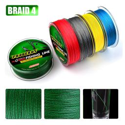 Forte 100m 4 tece 6lb-100lb multifilamento pe trançado linha de pesca 4 suportes equipamento de pesca amarelo/verde/azul/cinza/multicolorido - Image 2