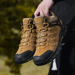 Homens caminhadas sapatos de escalada tênis unisex botas esportivas ao ar livre homens trekking sapatos de montanha atlético - Image 3