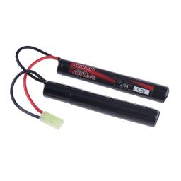 Nimh 2/3a bateria, 8s borboleta nimh, 9,6 v, 1600mAh, com conector mini tamiya para armas de airsoft mp5 m4 g36c m110 sr25 m249 - Image 3