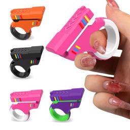 EDC Magnetic Fidget Slider, 3D Impresso Fidget Anel, Pequeno brinquedo de descompressão pistola, Ansiedade e TDAH sofredores - Image 2