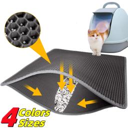 Tapete anti-voador respirável do toalete do gato, Desodorante Absorvente, Anti-splash Cat Scratching, Tapete de lixo de gato - Image 1